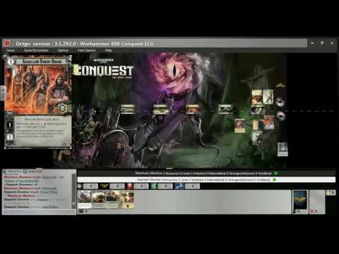 40k Conquest on OCTGN - Straken vs Baharroth