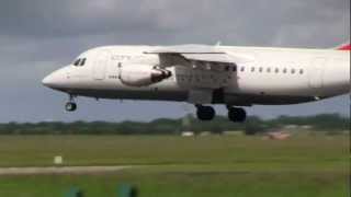 preview picture of video 'Air France/CityJet Avro RJ85 Nice landing Dublin HD'