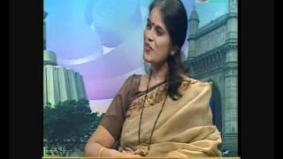 Prof. Veena Sanekar speaks on Ladha Mararhi Shalancha in 9:30 pm DD News  (part 1)