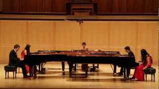 Flight of the Bumblebee - 5 Pianos