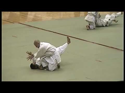 Competing at the 50th Yoshinkan Aikido All Japan Enbu in Tokyo, Japan.