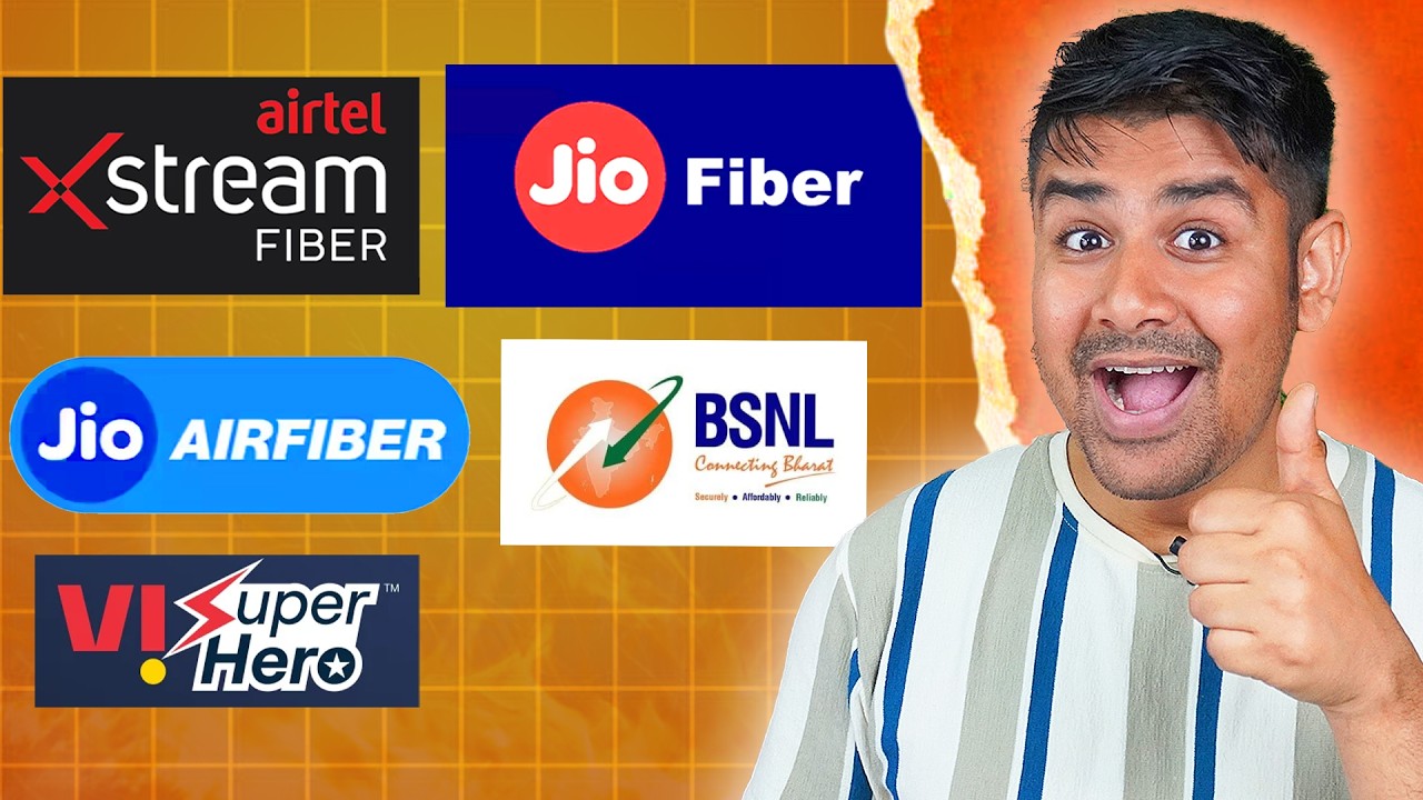 Cheapest Broadband Wifi Plans in India - Jio, Airtel, BSNL, Vi, Airfiber & Hotspot