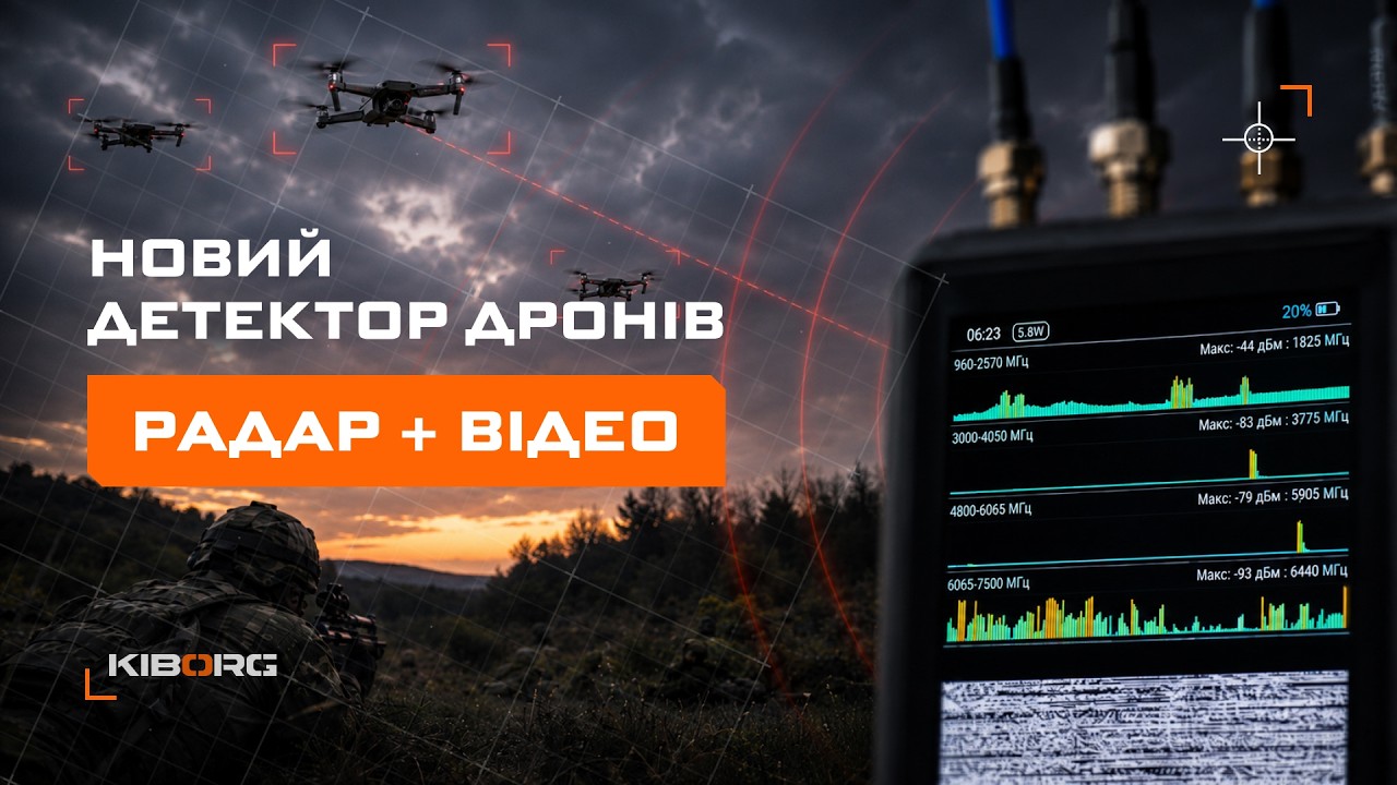 Портативний детектор БПЛА «Тенета ULTRA» 4-діапазонний
