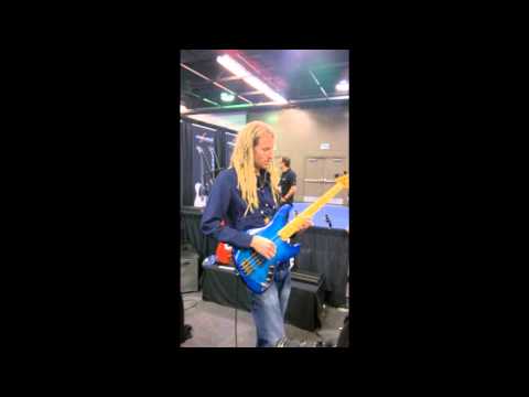 Remco Hendrix At the Hammersmith booth (NAMM 2016)