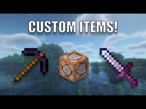 How to Create Custom Items in Minecraft!