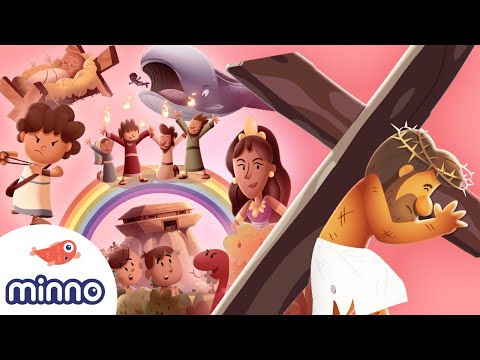 The Story of Jesus' Death for Kids (PLUS 19 More Cartoon Bible Stories for Kids)