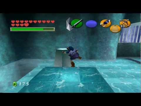 Zelda Ocarina of Time HD 100% Walkthrough - Part 40 - Ice Cavern | Iron Boots | Serenade of Water