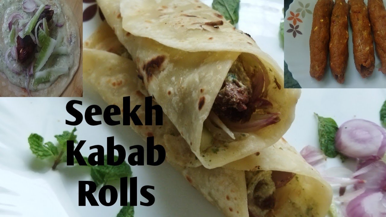 Seekh Kabab Rolls| Delhi Special Recipe | seekh paratha Roll |By Cook with Zona