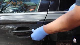 How To Change Door Handle Key Hole Trim Cover on Audi