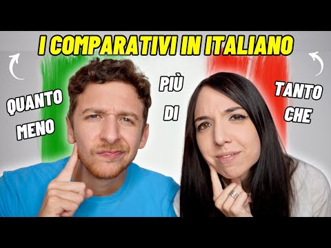Come Funzionano I Comparativi In Italiano (Sub ITA) | Imparare l’Italiano