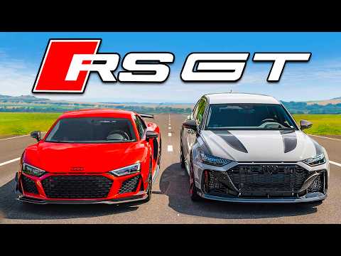 Nuevo Audi RS6 GT vs R8 GT: ARRANCONES