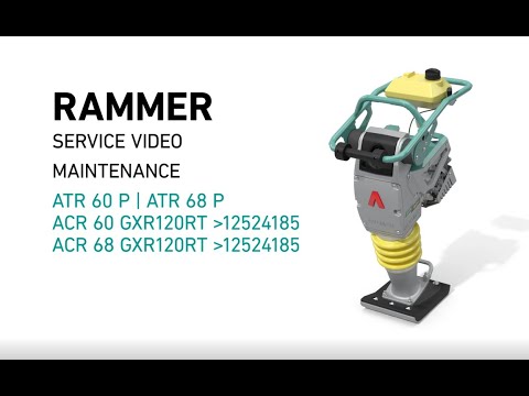 Ammann Rammer ATR 60P & 68P_ACR 60_ACR 68 service kit 2-AS-068-005 installation