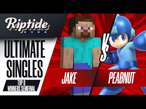 Jake vs Peabnut - Ultimate Singles Top 8 Winners Semis - Riptide 2022 | Steve vs Mega Man