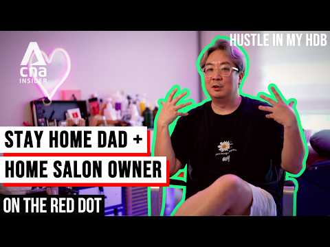 This Korean Dad Runs A Hair Salon In His HDB Flat | On The Red Dot - Hustle In My HDB