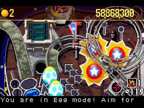 sonic pinball party gba rom paradise