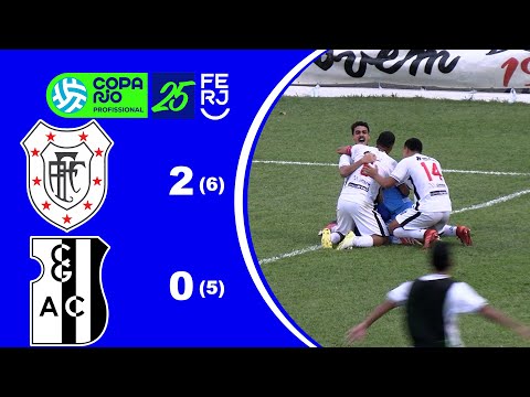 COPA RIO DE PROFISSIONAIS 2025 - 1ª FASE - JOGO DE VOLTA - AMERICANO 0(5) X (6)0 CAMPO GRANDE