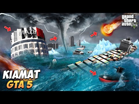 NGERI BANGET KIAMAT DI GTA 5‼️- GTA 5 MOD