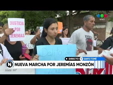 Santo Tomé: Marcha en reclamo de justicia por Jeremías Monzón
