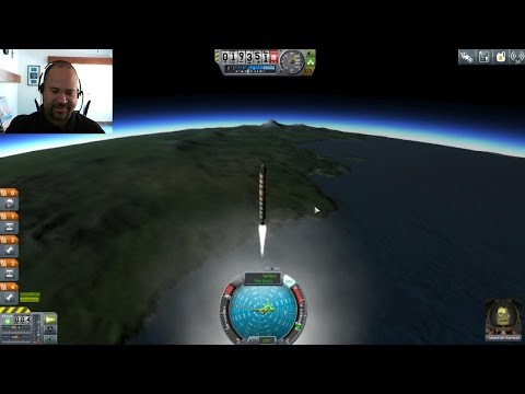 Kerbal Space Program orbiting Kerbin!!! (career mode EP.2)