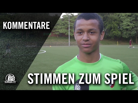 Die Stimmen zum Spiel (SC Nienstedten- FC Eintracht Norderstedt, U15 C-Junioren, Pokal C-Junioren)