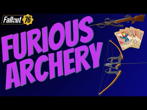 Fallout 76 PTS - Testing The Compound Bow & Crossbow With Onslaught