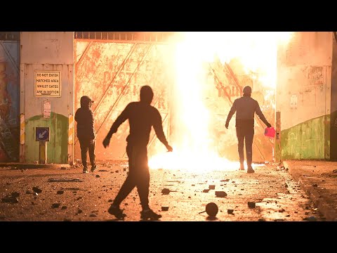 Northern Ireland violence condemned by Arlene Foster and Michelle O'Neill as they call for calm