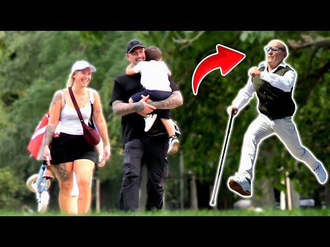Hilarious Old Man Scare Prank Reactions!
