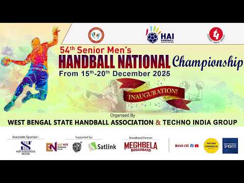 54th Senior Men's Handball National Championship || Inauguration || LIVE