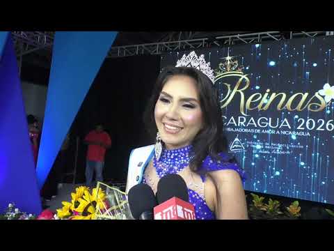 HELLEN AMPIÉ DEL BUENOS AIRES ES CORONADA REINA NICARAGUA 2026 EDICIÓN RIVAS