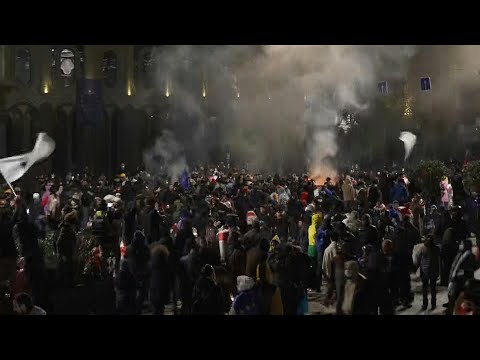 Protesters clash with police as thousands rally in Georgia's capital | AFP