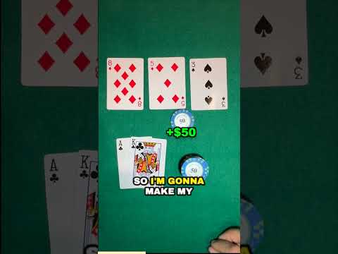 Try this Ace King Strategy!! #poker #shorts