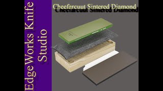 Cheefarcuut Vitrified / Sintered Diamond Whetstone - Flattening bevels, sharpening edges! #giveaway
