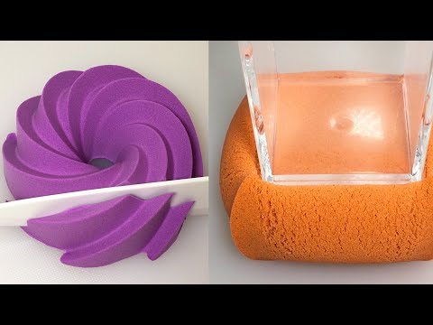 Very Satisfying Video Compilation 57 Kinetic Sand Cutting ASMR Video