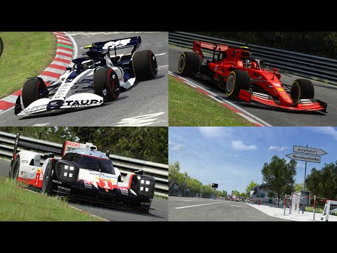 F1 2021 vs. F1 2019 vs. Porsche 919 EVO | Assetto Corsa | JGROVES1996