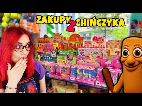 ZAKUPY w CHIŃCZYKU 🛍️ Otwieram PODRÓBKI Sonny Angel i BRAINROT  🤡