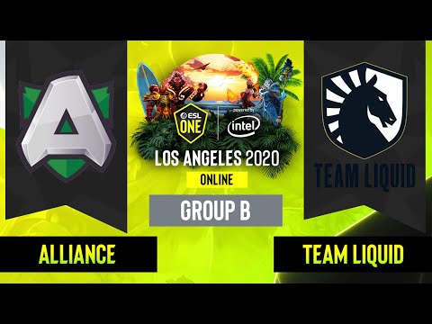 Dota2 - Alliance vs. Team Liquid - Game 1 - Group B - EU/CIS - ESL One Los Angeles