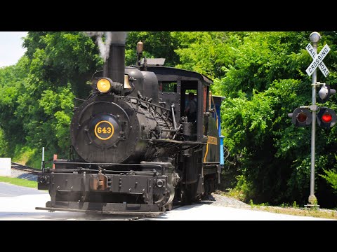 The Worlds Only Operating Pennsylvania Steam Engine - PRR 643