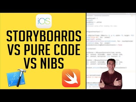 Storyboards vs Code vs Nib