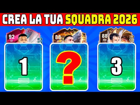 Crea la tua squadra perfetta con le carte speciali di FIFA 26 | Quiz di Calcio