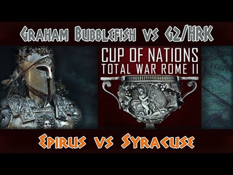 Total War: Rome 2. Cup of Nations 2019. Graham Bubblefish vs G2/HRK (Group stage).