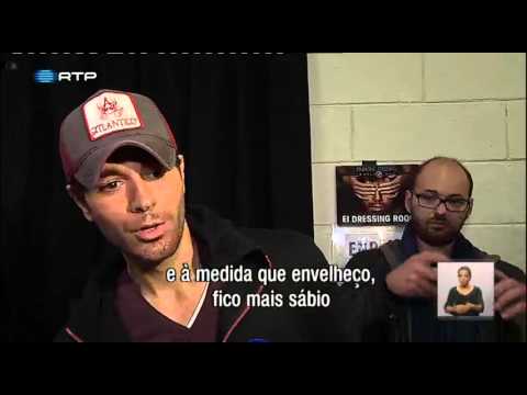 Enrique Iglesias Interview In Lisbon