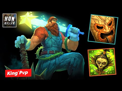 HoN Berzerker INSANITARIUS with SHRUNKEN HEAD