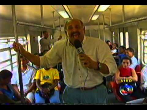 Reportagem sobre problemas na CPTM em 2001
