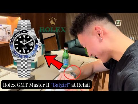 Buying My First Rolex at Retail! | GMT Master II "Batgirl" 🦇