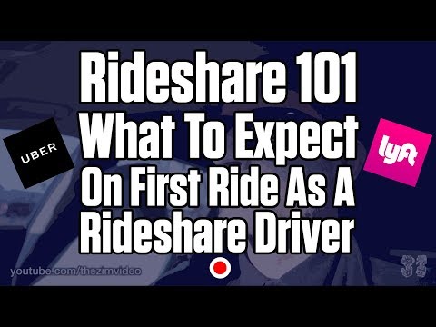 Rideshare 101 - What To Expect On First Drive As A Ridshare Driver