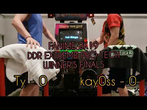 Fanime 2k19: WINNER'S FINALS - Ty vs. kay0ss [DDR EXTREME PRO TECH]