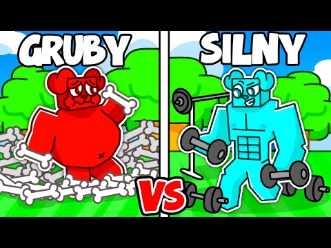 GRUBY vs SILNY w Minecraft🍕💪