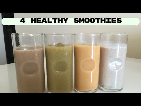 4 Healthy Breakfast Smoothies