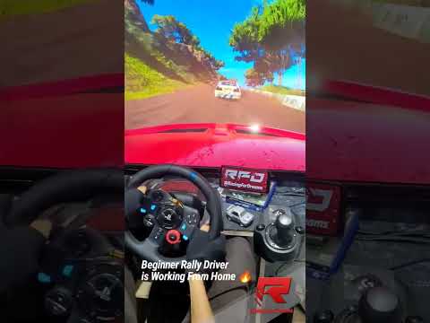 Beginner Rally Driver is Working From Home 🔥 #shorts