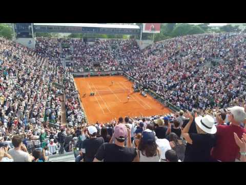 Kiki Mladenovic celebration after Muguruza win